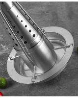 Soporte De Asado Portátil De Acero Inoxidable Para Pato Grilled Con Placa No Adherente Y Retráctil Herramienta De Barbacoa Resistente Al Calor Fácil De Limpia - details 10
