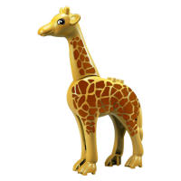 Bloques De Construcción De Figuras De Animales Para Jardín De Ciudad Con Dibujos De Cisne Vaca Girafa Panda Leopardo Oso Juguetes Para Niños - details 11