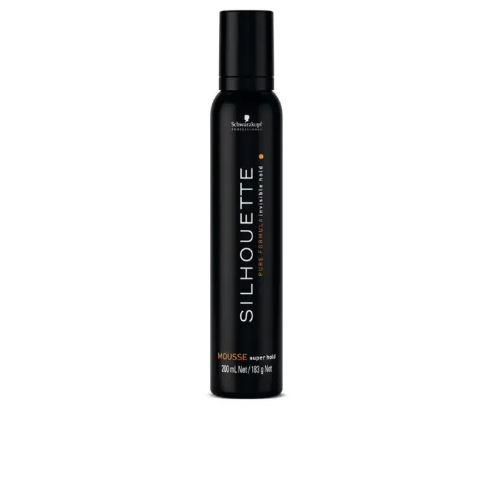 SCHWARZKOPF SILHOUETTE PURE SUPER HOLD 200 ml. Espuma extrafuerte. - 1