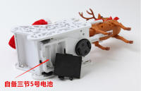 Muñeco De Navidad Con Remolque De Ciervo Muñeco De Santa Claus Que Canta Y Danza Juguete Eléctrico Para Decoración Familiar De Navidad - details 9
