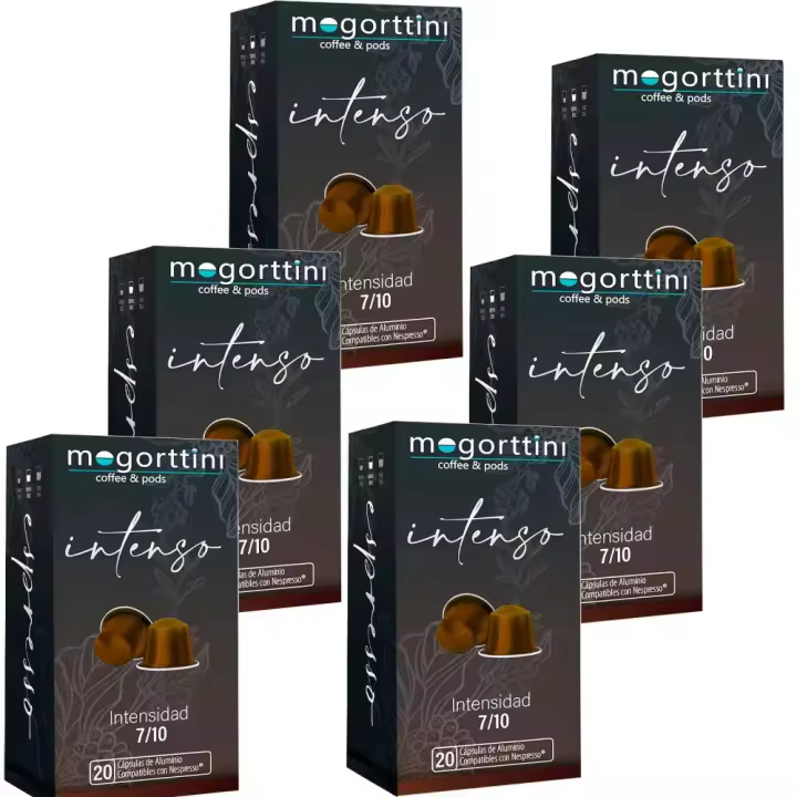 120 cápsulas Intenso  Mogorttini. Compatibles con Nespresso - 1