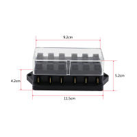 Caja De Portafusibles De 6/8 Caminos Para Vehículos Y Marina Aplicaciones Automotrices Con 6/8 Fusibles Estándar Incluidos - details 1