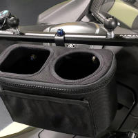 Soporte De Botella Y Portacopas Para Manillar De Motocicleta Bolsa De Almacenamiento Para Yamaha NMAX XMAX TMAX 300 250 155 - details 10