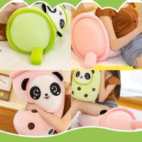Peluche de té de burbujas, peluche de té Boba, muñeco, peluche, cojín de peluche (amarillo, 35 cm/13,7 pulgadas) - details 4