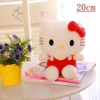 Muñeco De Peluche Hello Kitty Sanrio 20cm Muñeco De Peluche KT Gato Peluche Suave Regalo De Cumpleaños Para Niños Animal De Peluche Unisex - details 2