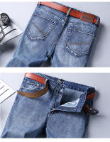 Wthinlee Jeans Para Hombre Negocios Casual Stretch Denim Azul Y Negro Trasero Recto Moda Primavera Verano Ropa De Marca - details 7