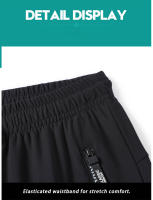 Pantalones Deportivos De Correr Para Hombre Transpirables Y Elásticos Ice Silk Jogging Ajustables Para Gimnasio Y Entrenamiento Al Aire Libre Talla Hasta 8XL - details 16
