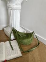 Bolso De Hombro Para Mujer De Cuero Genuino De Seda Mate Cuadrado Suelto Ondulado Invierno Otoño Bolso Cruzado Diario De Alta Gama - details 6