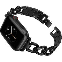 Cadena De Denim Para Muñeca De Metal Compatible Con Apple Watch Para Hombres Y Mujeres Reemplazo De Correa De 21cm - details 4