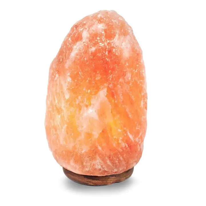 PLUSHOME Lámpara de Sal del Himalaya Natural 20 X 22 X 10 Cm - 1