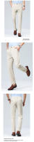 Pantalones Casuales Para Hombre Verano 29-42 Mallas Elásticas Suaves Y Frescas Sin Hierro Estilo Recto Ligeros Para El Día - details 69