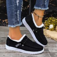 Botas De Mujer Casuales De Algodón Para Invierno Con Plush Interior Y Plataforma Deportiva Moda Trabajo Botines De Tobillo - details 5