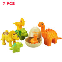 Bloques De Construcción Grandes Animales Y Dinosaurios Conjunto De Zoológico Compatible Con Bloques Duplo Juguetes Para Niños Regalo - details 0