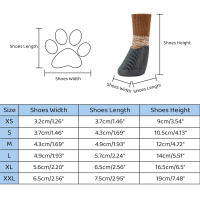 4Pcs Botas De Perro Protección De Patas Impermeables Antideslizantes Para Pequeños Medianos Y Grandes Mascotas Al Aire Libre - details 0