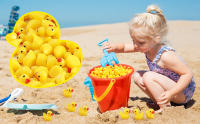 Mini Pato De Resina En Lote De 100/200 Pcs Para Decoración De Jardín Miniatura Set De Figuras Pequeñas Para Pastel DIY Y Juegos - details 2