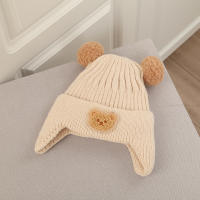 Gorro De Invierno Para Bebé Con Volante Y Protección De Orejas Linterna De Algodón Ajustable Para Niños Y Niñas Accesorios De Ropa Infantil - details 3