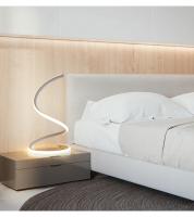 Lámpara De Mesa Nórdica LED Moderna En Acrílico Y Metal Para Lectura Y Decoración De Habitación Dormitorio Sala De Estar Estudio Luz Nocturna - details 7