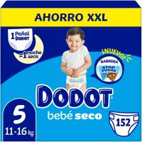 Dodot Pañales Bebé Seco: Talla 3 (176 pañales) - Talla 4 (164 pañales) - Talla 5 (152 pañales) - Talla 6 (140 pañales). FORMATO AHORRO - Pack Mensual - DODOT - details 2