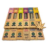 Incienso Orgánico de Palo Santo Ullas Hechos a Mano sin Mano de Obra Infantil y con Aceites Naturales, 12 Cajitas de 25g c/u. - details 3