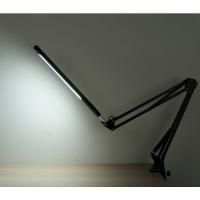 Lámpara de escritorio LED con brazo oscilante ajustable Negra - details 0