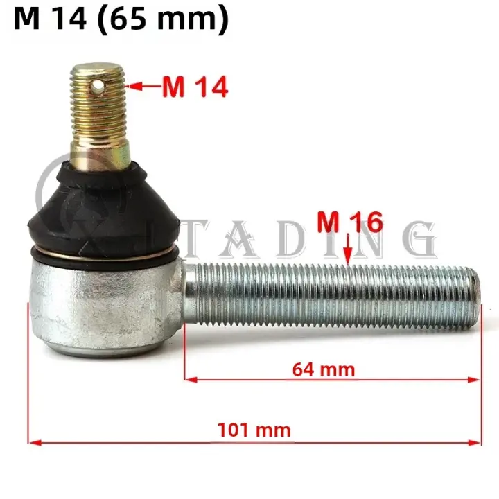 Kit De Juntas De Bola Ajustable M14-M16 Para ATV Go Kart UTV Buggy Quad Bike Con Tornillo De 65mm/75mm/85mm Para Motocicletas De 125cc 150cc 200cc 250cc - 1