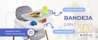 Trona para bebé Evolutiva Mobiclinic Plegable 3 en 1 Bandeja ajustable Correas de seguridad Viaje Juego Kiara - details 3