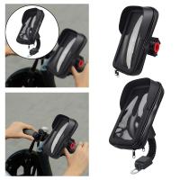 Soporte De Teléfono Móvil Para Motocicleta Impermeable Con Bolsa Y Montura Universal Diseño De Visera Solar Giratorio De 360 Grados Para Navegación En Bicicleta Accesorio Ajustable - details 0