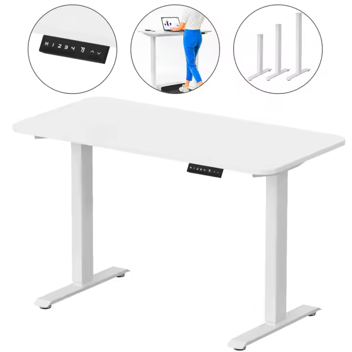 Kingsmith walkingdesk  escritorio con ajuste eléctrico de altura  blanco - 1