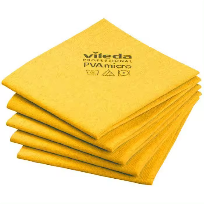 BAYETA MICROFIBRA PVA MICRO VILEDA  AMARILLA 5 UNIDADES - 1