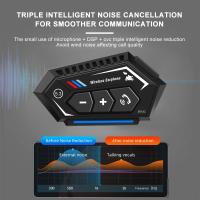 BT22 Auriculares Bluetooth Para Casco De Motocicleta Con Micrófono Suave Y Altavoz Estéreo Handsfree Wireless Para Moto Compatible Con Todos Los Cascos - details 11