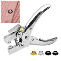 Kit De Herramientas De Perforación Profesional Para Ojos Y Ganchos De 100 Piezas Para Cuero Telas Cinturones Zapatillas De Tela Y Cuero Herramienta Metálica Para Perforación - details 4