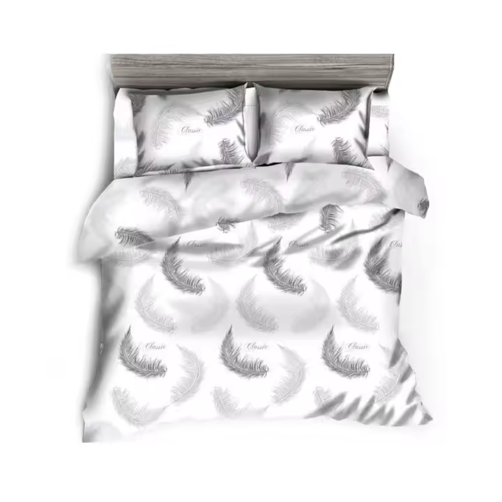 GREATOYAR Juego de Funda Nórdica, Juego de Nórdica ,Juego de Funda de Edredón , Set de 4 Piezas, 1 Funda Nórdica, 1 Sábana Bajera Ajustable, 2 Fundas de Almohada, 100% Poliéster, Transpirable, para Cama 135/150cm - 1