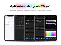 Tira De LED RGBIC Tuya Smart WIFI Flexible 12V IC Addressable WS2811 Para Alexa Google Control Por APP Luz Neón RGB Para El Hogar - details 6