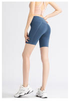 Pack Ahorro 2 Piezas FREES COPES: Shorts de Entrenamiento para Mujer, Secado Rápido, Bolsillo Lateral，seamless yoga leggings - details 3