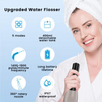 Irrigador Oral Recargable Portátil Con Pulso Alto Máquina De Limpieza Profunda Y Salud De Encías Viajera Silenciosa Para Adultos - details 6