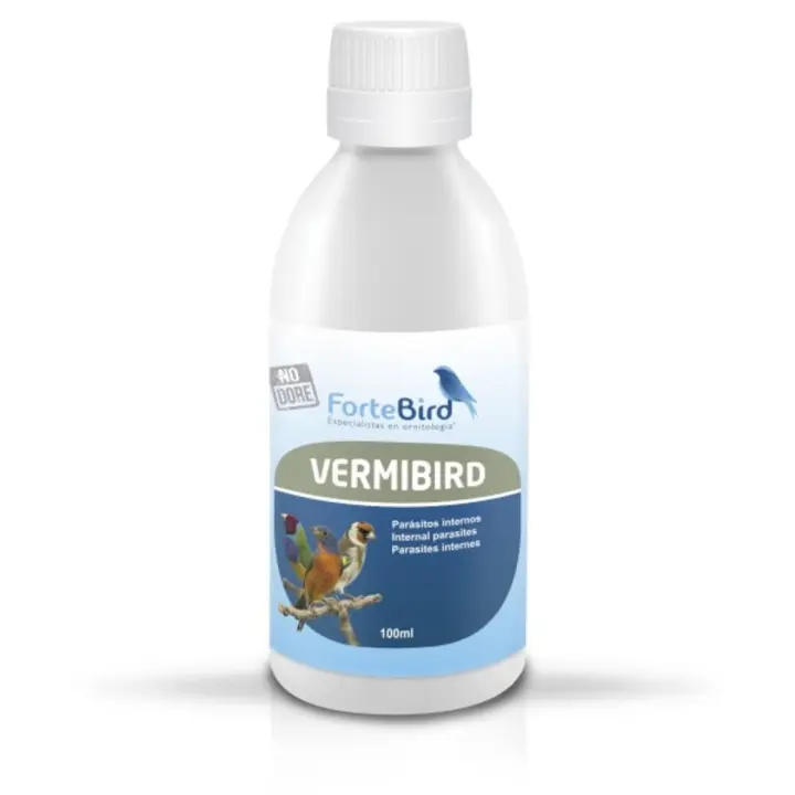 VermiBird 100 ml  Eliminación parasitos intestinales Fortebird - 1