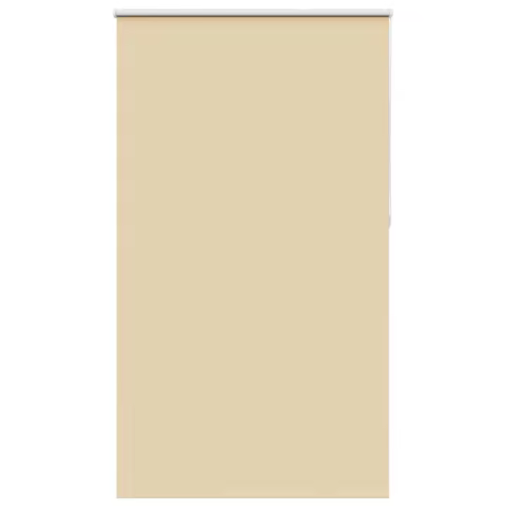 vidaXL Estor Enrollable Opaco Beige 140x210 cm Tela Ancho 136,6 cm - 1