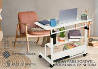 Mesa JANDTEK Ordenador Portátil con Ruedas 60x40cm - Altura Regulable - details 3