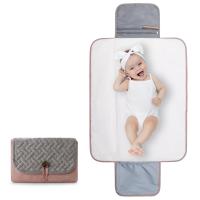 Alfombrilla De Cambio Para Bebé Recién Nacido Plegable Y Resistente Al Agua Multifuncional Portátil Matrícula De Pañales Para Niños Y Niñas De 0 a 12 Meses - details 5