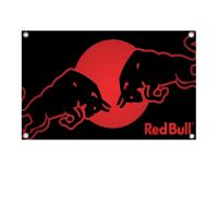 Bandera De Fiyera Roja De Racing Bull 1PC Poliéster Exterior Decoración De Habitación Estética Con Cuatro Agujeros Para Uso Publicitario - details 7