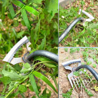 Herramienta De Jardinería Manual 2 En 1 Roto Raíces De Hierba Y Herramienta De Suelo Suelto Shovel Remoción De Malas Hierbas Para El Jardín - details 1