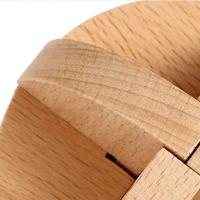 Juego De Puzzle Interlocking De Madera 3D IQ Brain Teaser Kong Ming Lock Lu Ban Para Adultos Y Niños Juguete De Desafío Mental - details 0