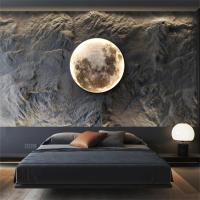 Lámpara De Pared Lunar Moderna Y Lucrecia Para Pasillo Creativo Arte Muralla Decoración De Fondo De Sala De Estar Luz De Cama - details 1