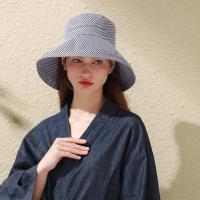 BRIMIX sombrero de sol mujer sombrero de playa mujer sombrero protección UV mujer sombrero verano mujer sombrero plegable mujer sombrero estilo francés sombrero plegable muj esombrero de algodón mujer gorra transpirable mujer sombrero verano mujer - details 11