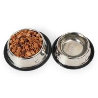Tazón De Alimentos Para Perros Y Gatos De Acero Inoxidable Con Forma De Patas Antideslizante Accesorios Para Mascotas - details 9