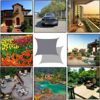 Toldo Vela de Sombra rectangular para exteriores, resistente a Agua y al Polvo, de grado Comercial, para patios, Jardines y eventos. - details 2