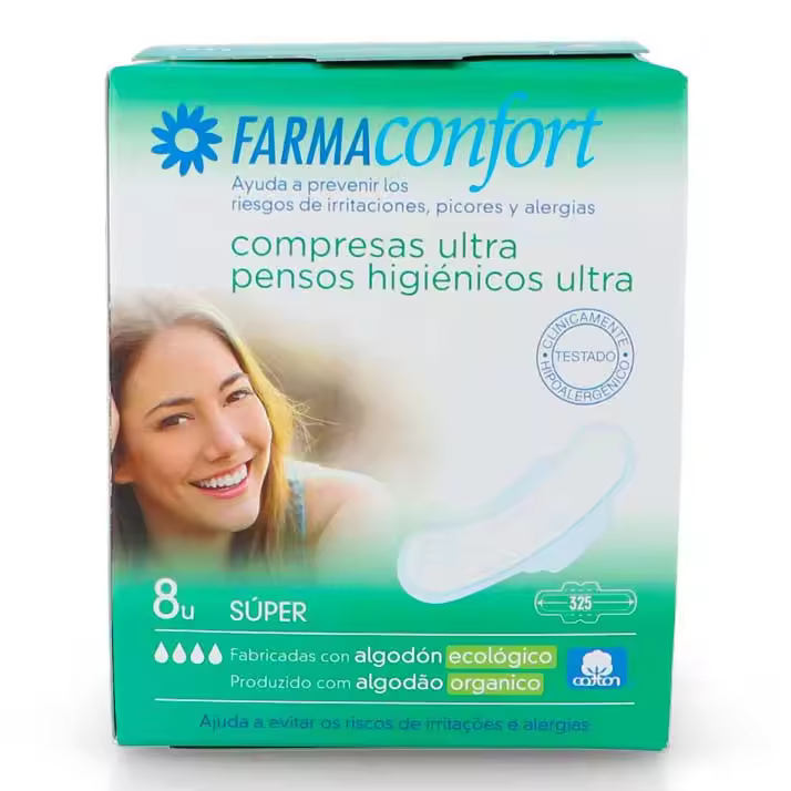 Farmaconfort Compresas Super Extra Largas C/Alas - 1