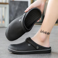 Zapatillas Planas Para Hombre EVA Impermeables Perforadas Con 2 Pares De Sandalias Y Pantuflas Zapatos De Pesca Zapatos De Enfermera - details 2