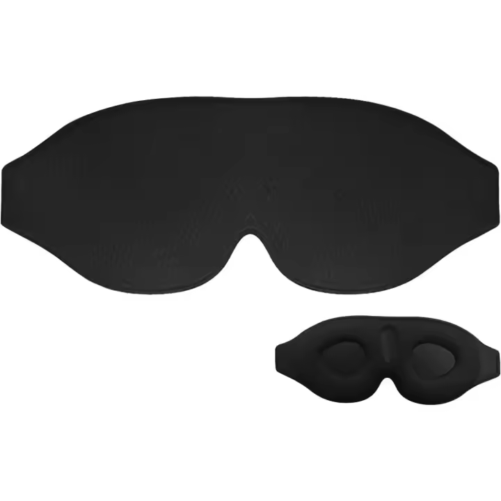 Masque de sommeil - Lunettes de sommeil | Eye Blinder de nuit pour hommes et femmes dormant/travail posté | Couvre-yeux profilé confortable avec sangle réglable, bonnet profilé, bandeau pour la sieste - 1