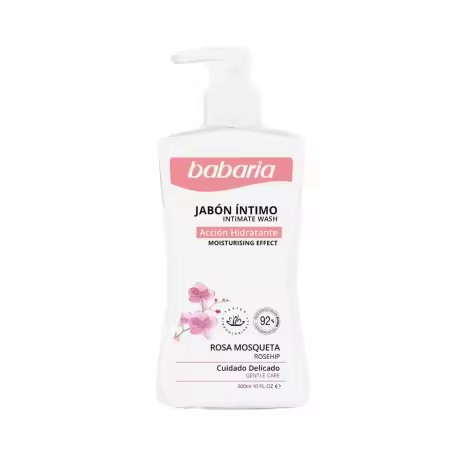 BABARIA JABÓN ÍNTIMO ROSA MOSQUETA 300ML - 1
